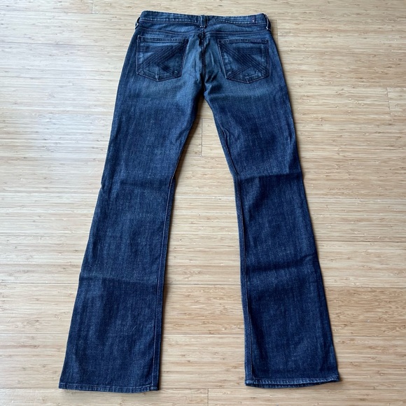 EUC 7 For All Mankind Flynt Flare Dark Wash Women’s Bootcut Seven Jeans Size 29 - Picture 8 of 13